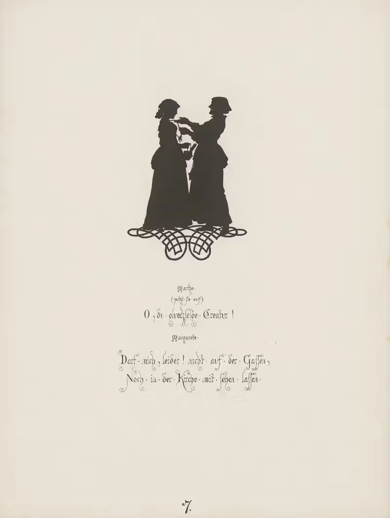 12 Blaetter zu Goethe's Faust Pl.08 by Paul Konewka, 1866 — digital art print download