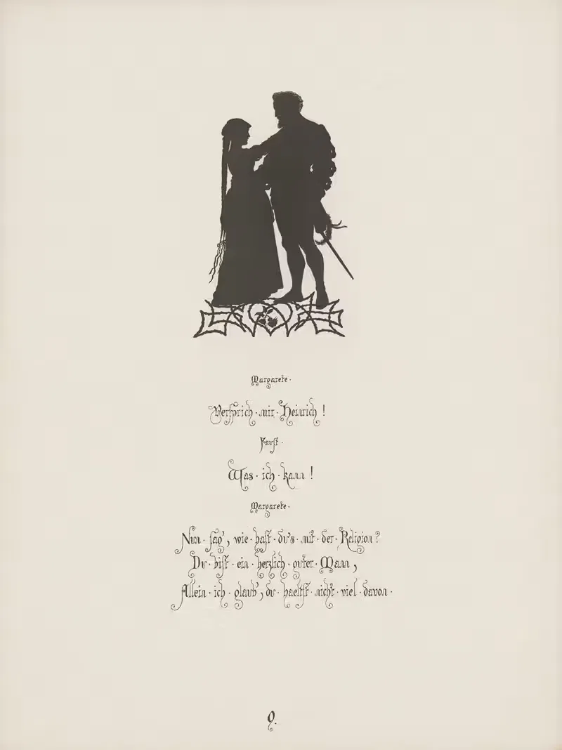 12 Blaetter zu Goethe's Faust Pl.10 by Paul Konewka, 1866 — digital art print download