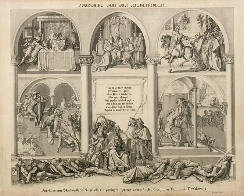 Hagens Heuchelei by Петер фон Корнелиус, 1817 — digital art print download