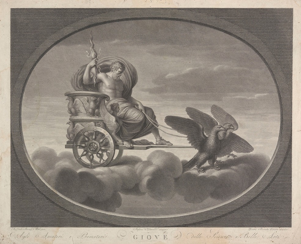 Jupiter by Pietro Bonato, 1780 - 1820 — digital art print download