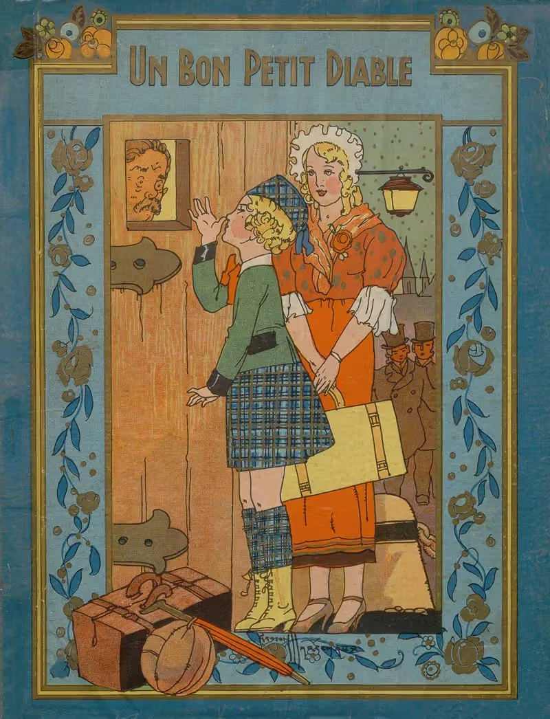 Un bon petit diable Pl.1 by Sophie de Ségur, 1937 — digital art print download