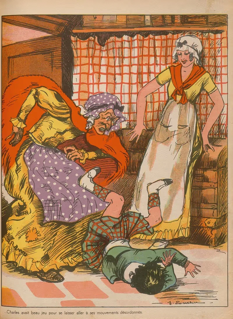 Un bon petit diable Pl.2 by Sophie de Ségur, 1937 — digital art print download