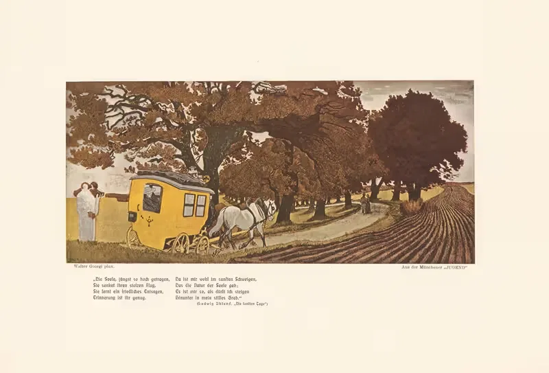 Die sanften Tage by Уолтер Георги, 1906 — digital art print download