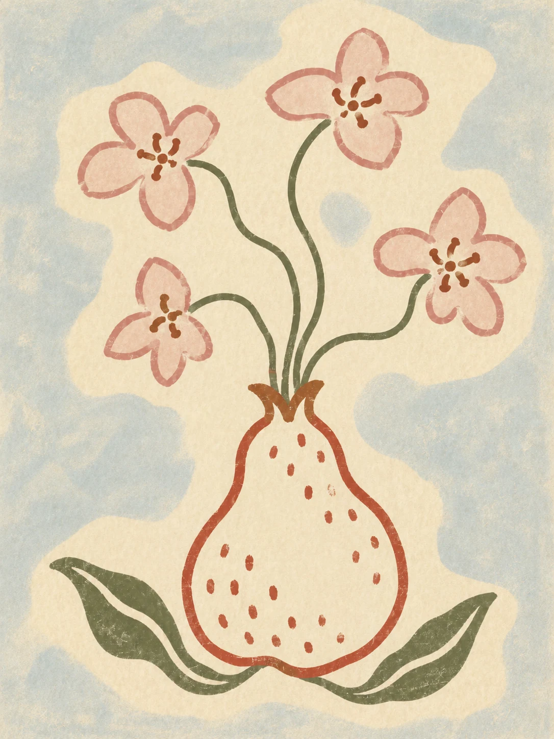 Apple Blossom Branch
