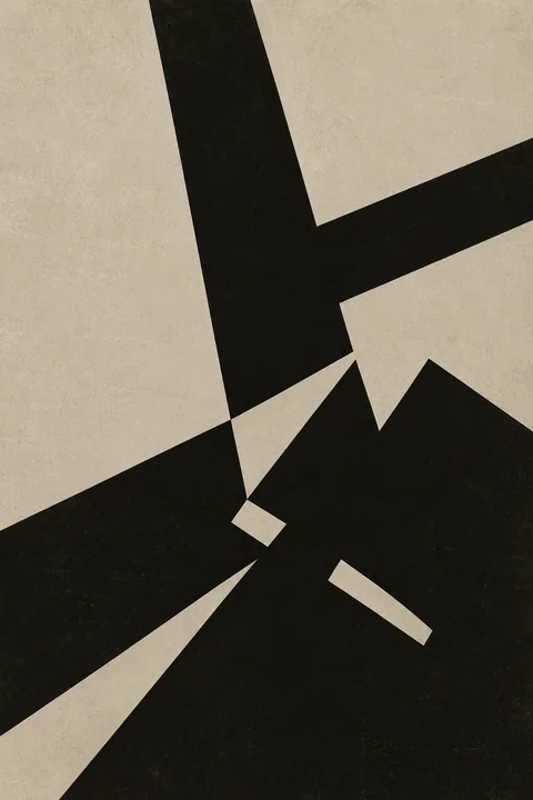 Black Angular Burst