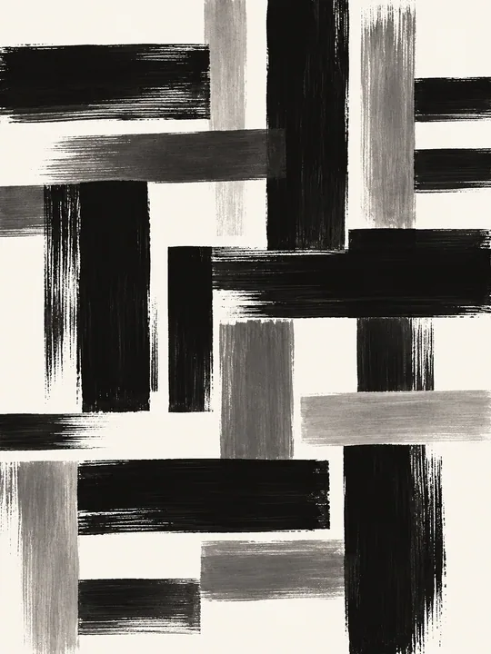 Black Brushstroke Grid