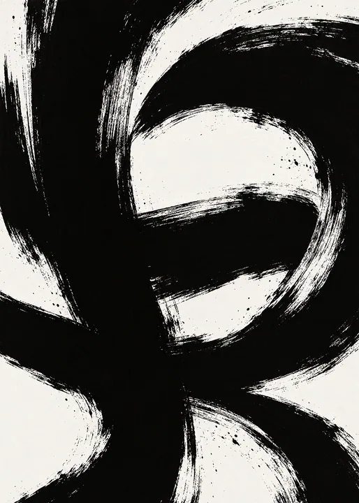 Black Circular Brush Gesture