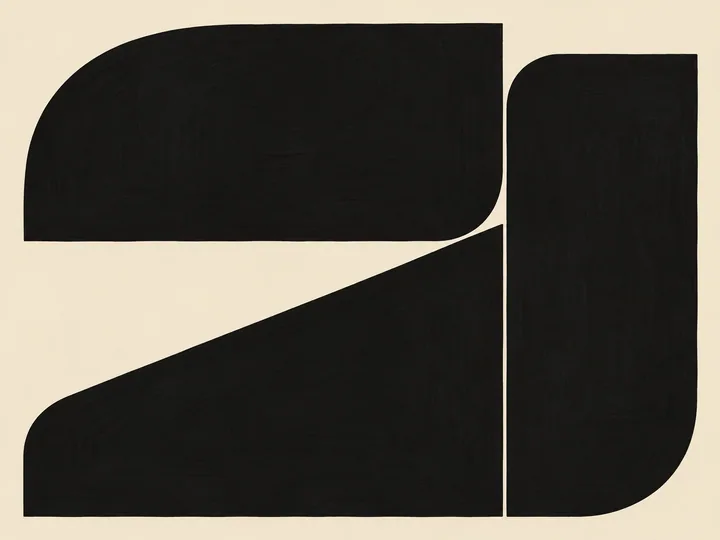 Black Forms at First Light
