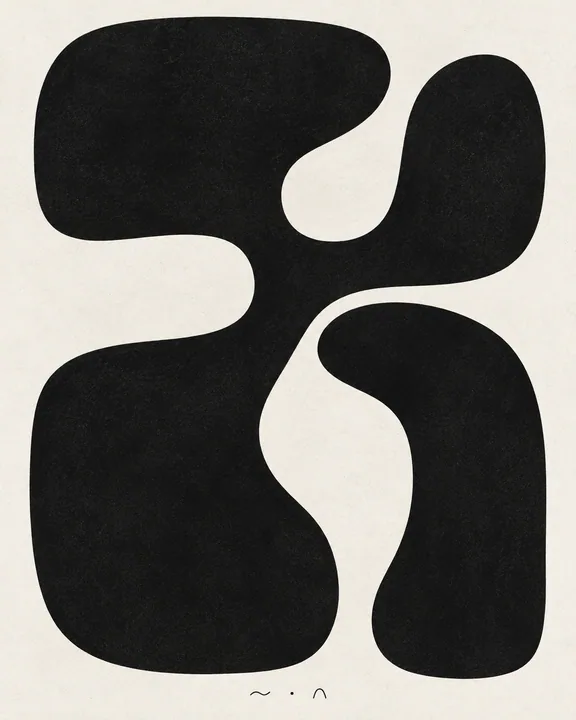 Black Organic Forms