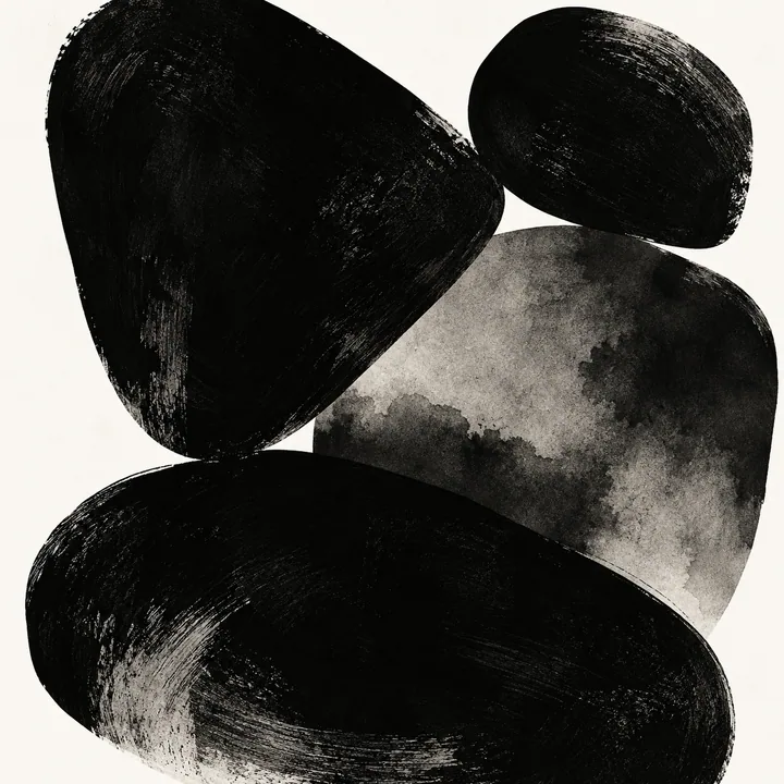 Black Pebble Forms