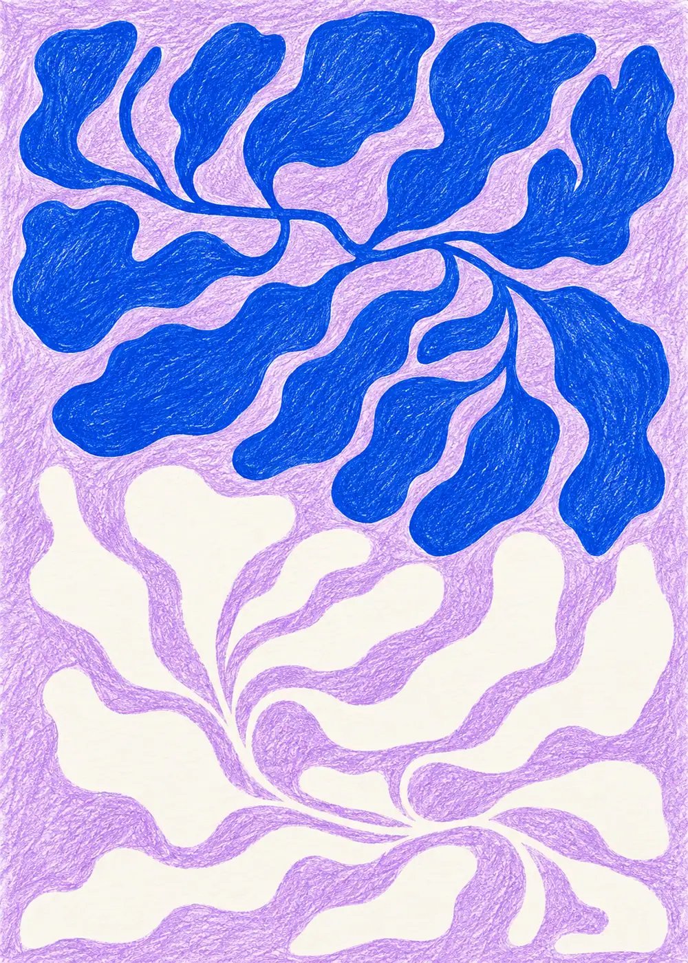 Blue and Lilac Branching Forms