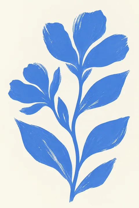 Blue Botanical Branch