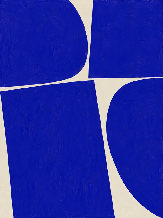 Cobalt Shapes at Midnight