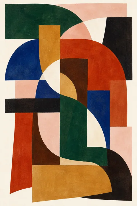 Colour-Blocked Geometry