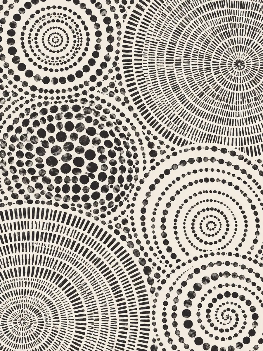 Concentric Dot Circles
