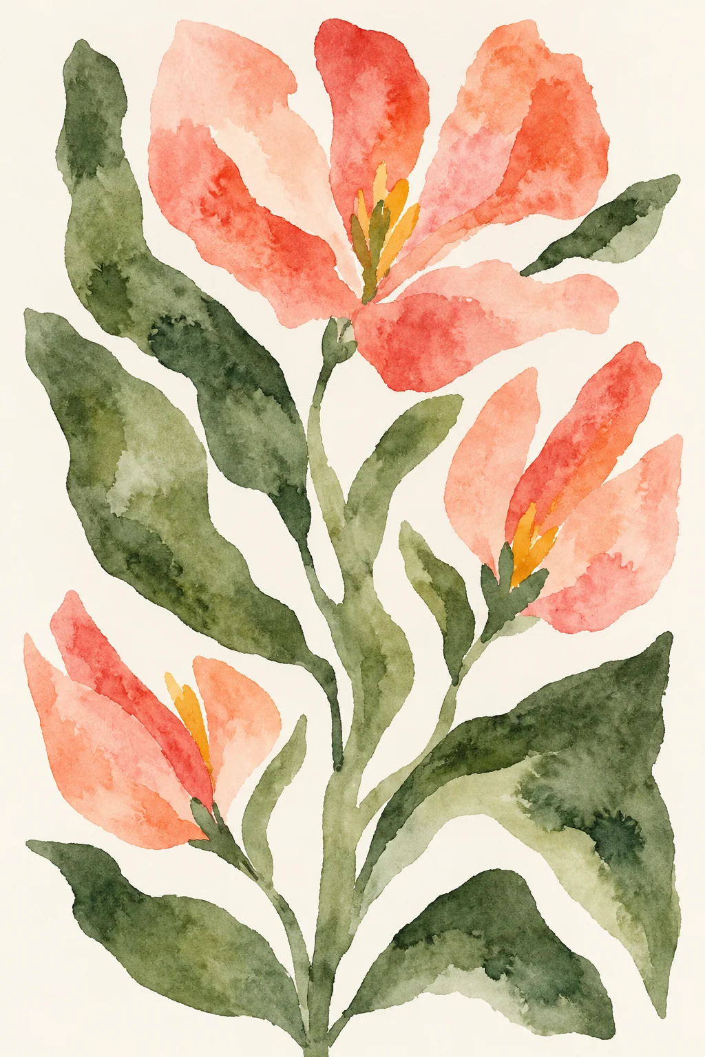 Coral Blossoms in August