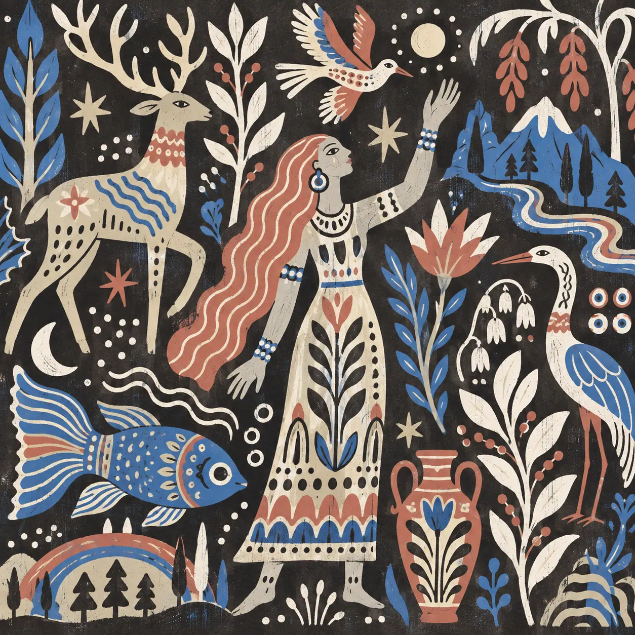 Creatures in the Enchanted Garden