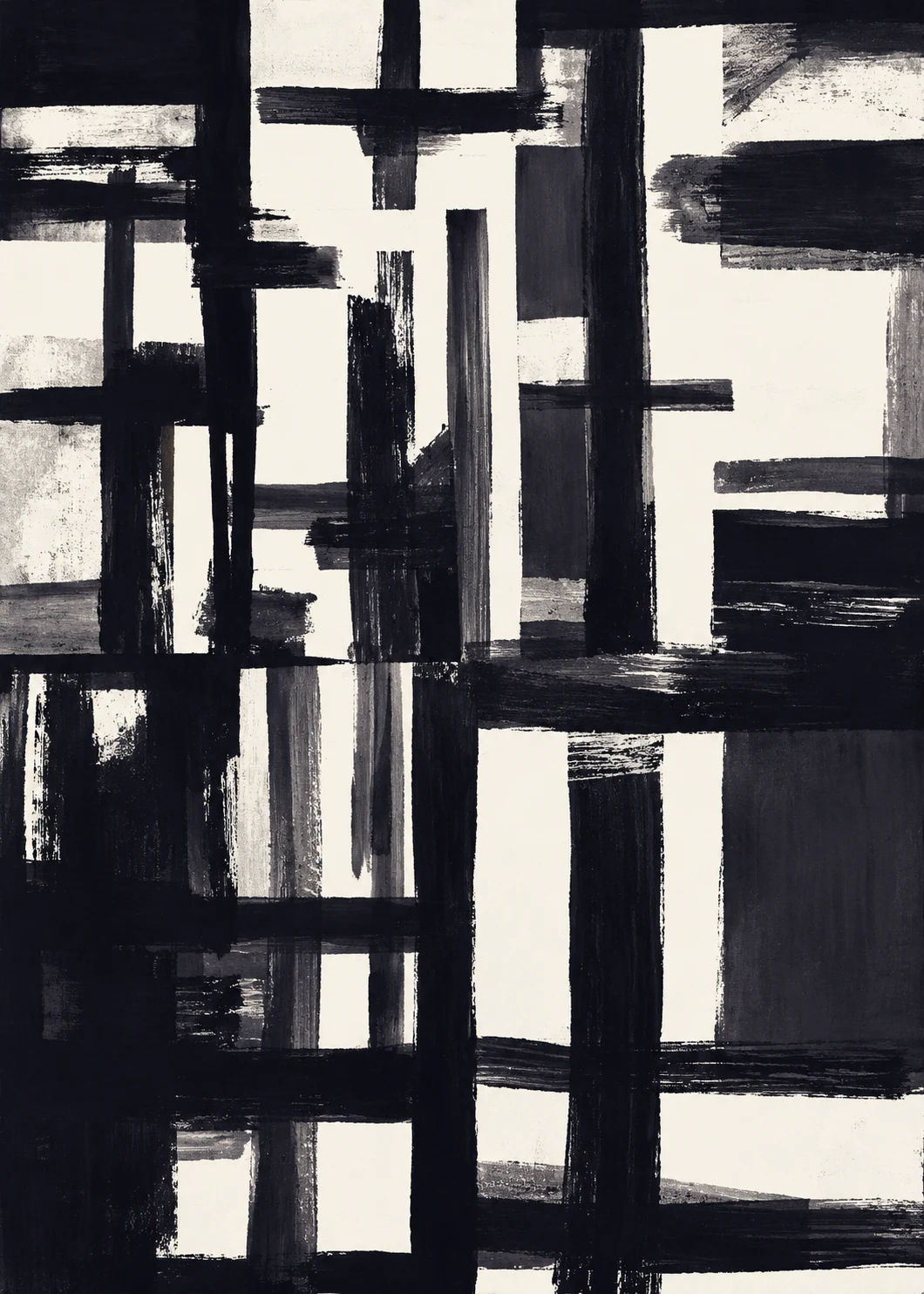 Intersecting Black Lines