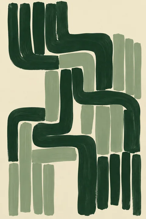 Interwoven Green Paths