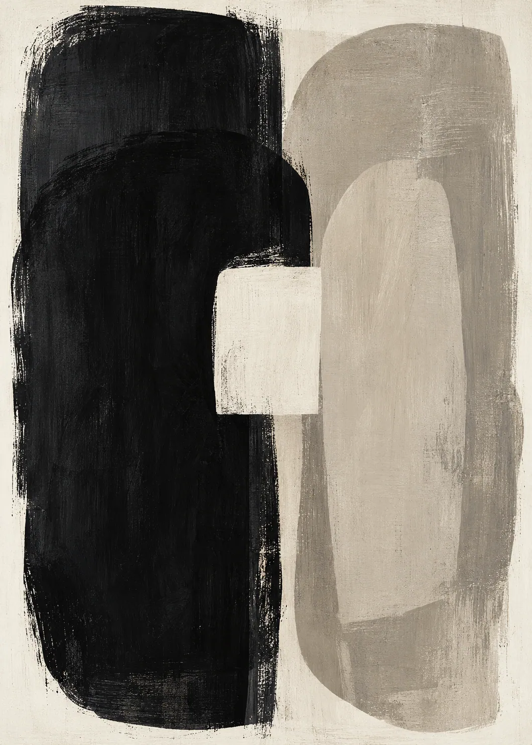Monochrome Painted Blocks