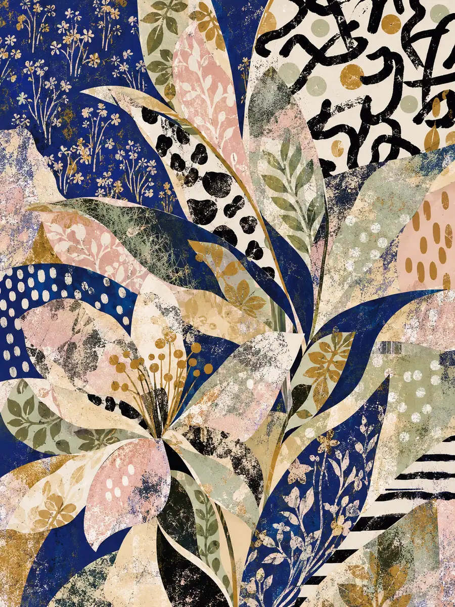 Moth Among Wild Patterns