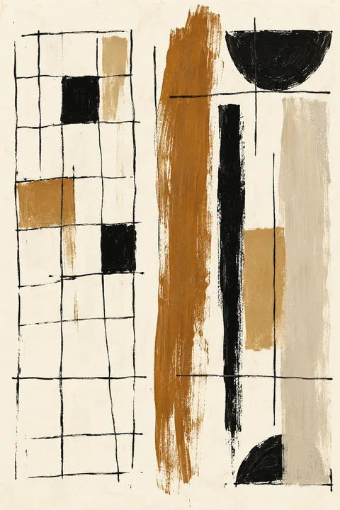 Ochre Lines in a Soft Grid