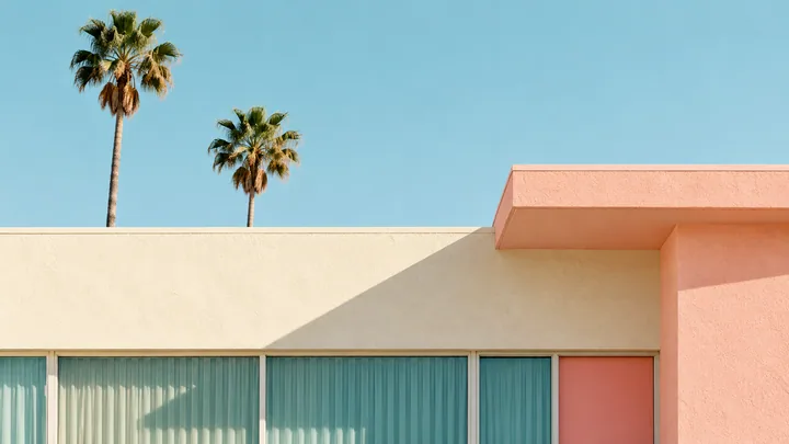 Pastel Modernist House
