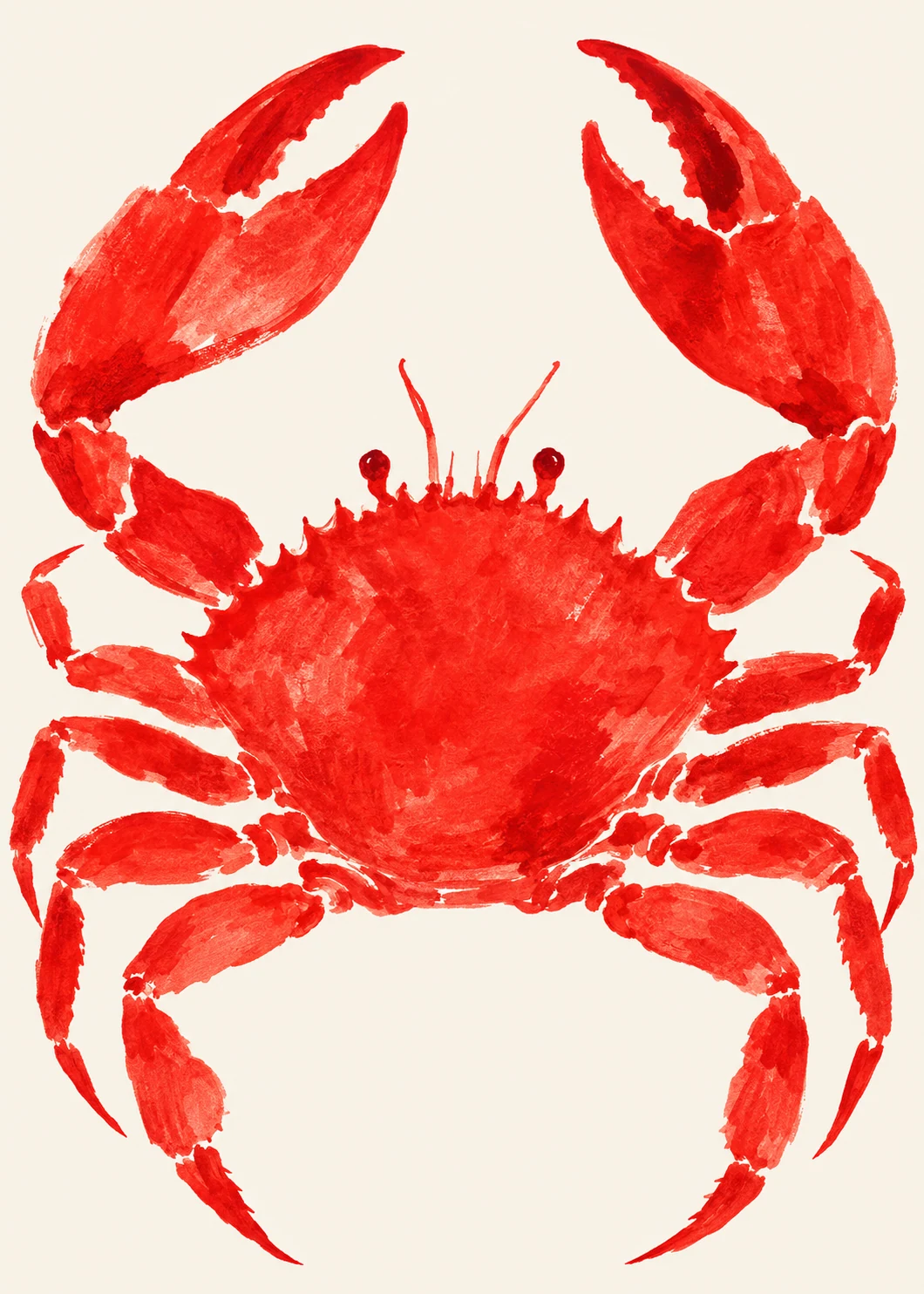 Red Lobster on Ivory