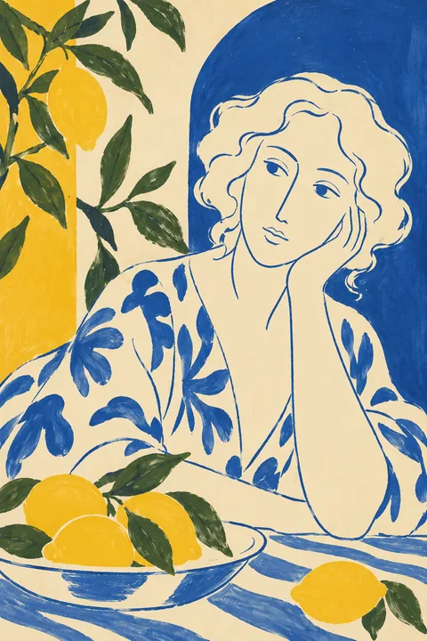 The Reader Among Lemons