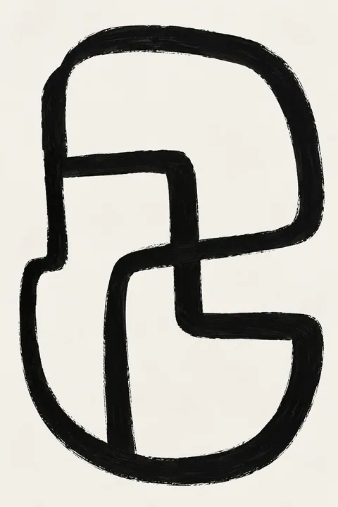 Vessel in One Continuous Line