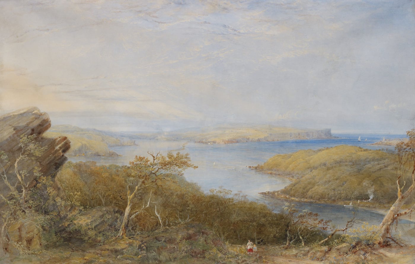 North Head from above Balmoral, Sydney Harbour by Конрад Мартенс — digital art print download