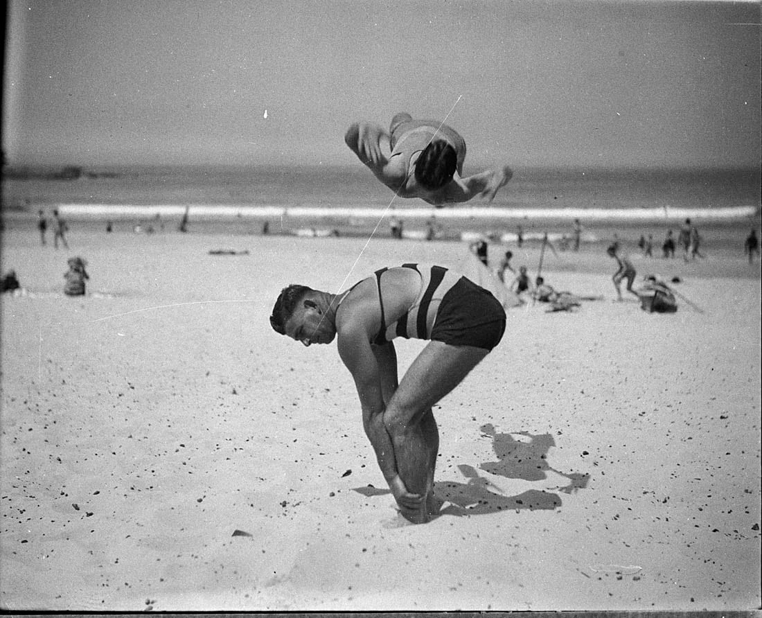 Beach studies, 1930s by Sam Hood, c.1935 — digital art print download