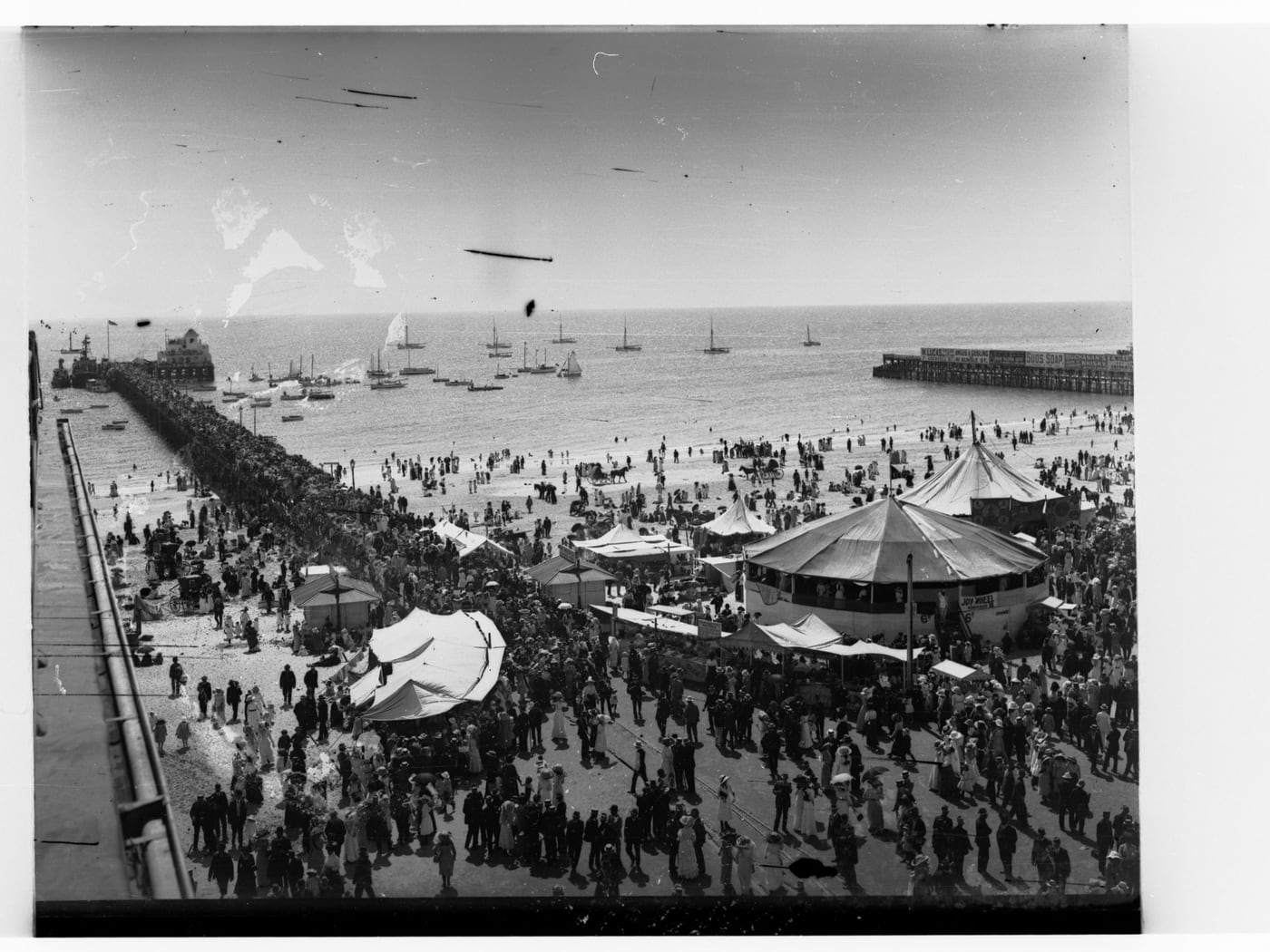 Glenelg Beach and Jetty by State Government Photographer — digital art print download