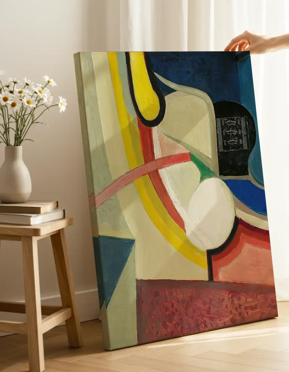 De treurende weduwe — in an interior 2