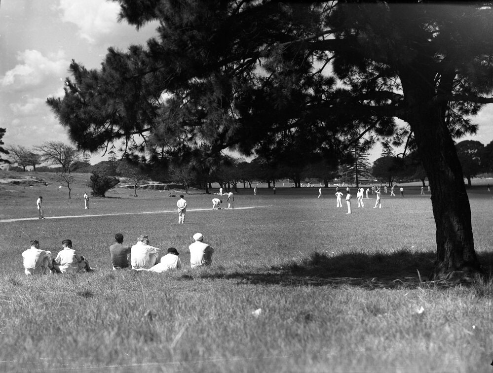 Cricket Match, Centennial Park, 1932 by Unidentified photographer — digital art print download