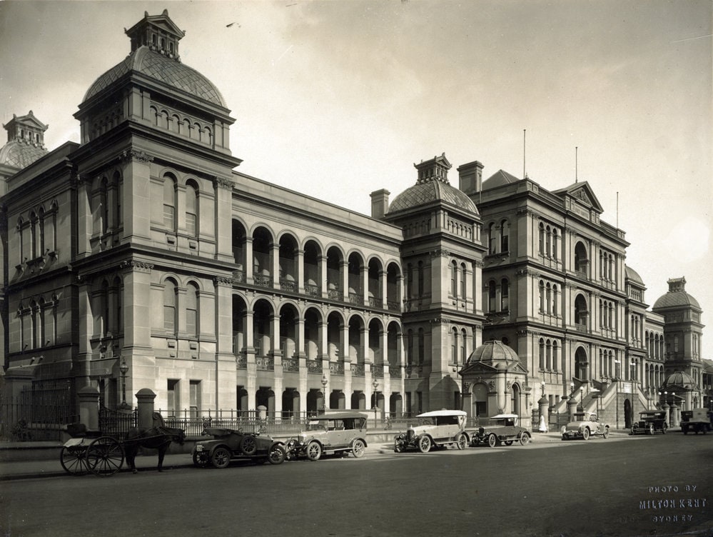 Sydney Hospital, Macquarie Street, 1920 by Unidentified photographer — digital art print download