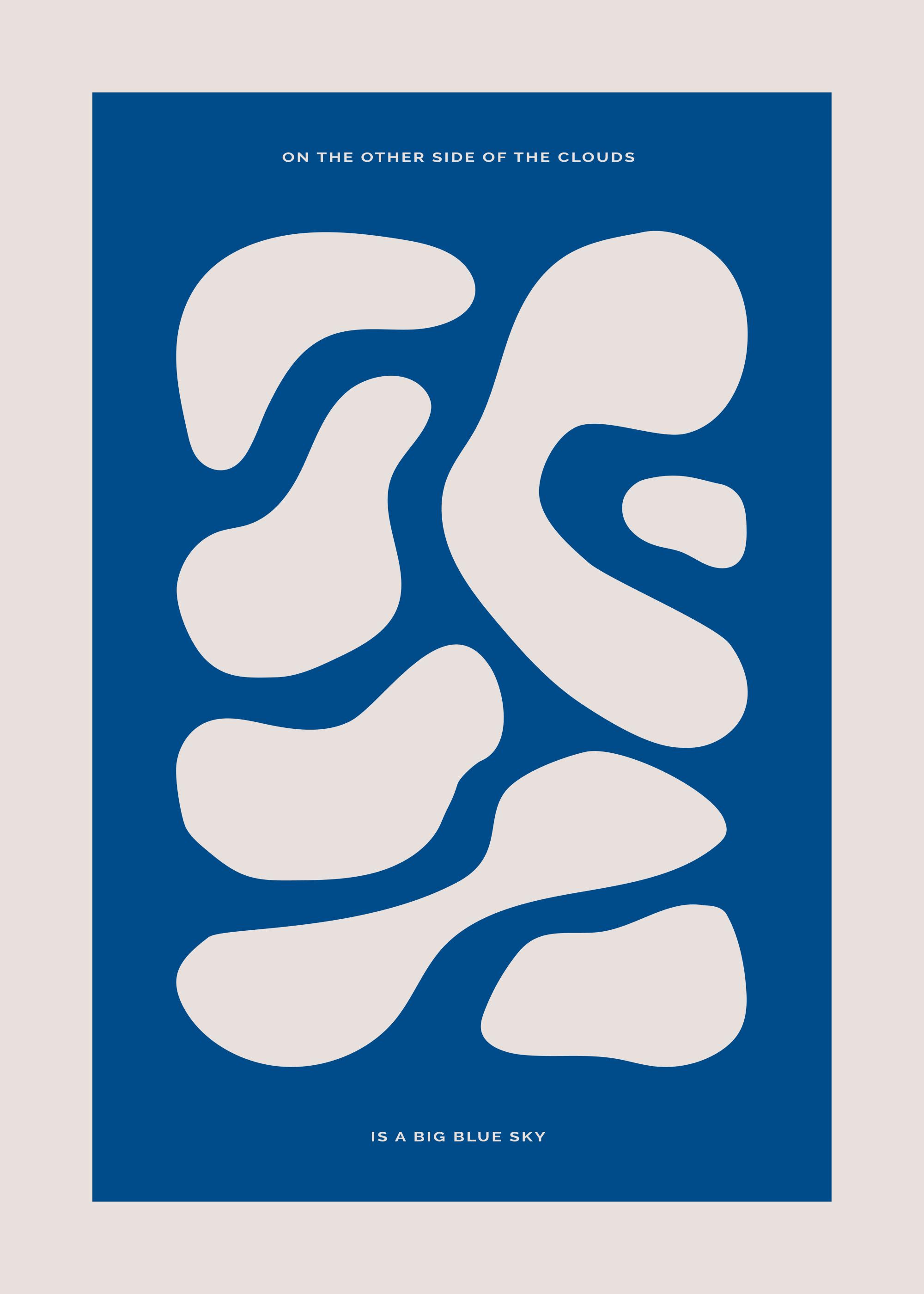 A Big Blue Sky Print