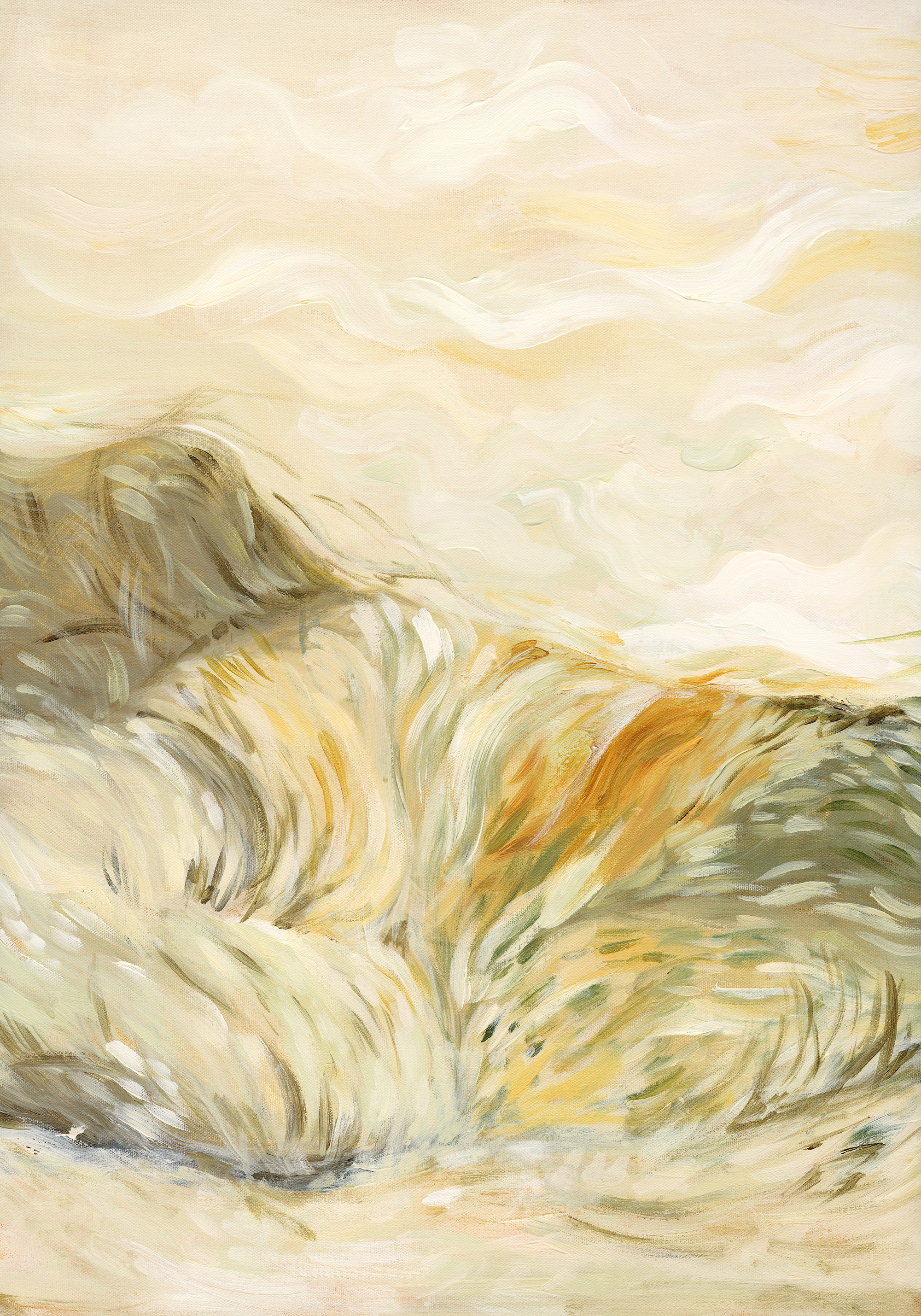 Abstract Fields No1 Print