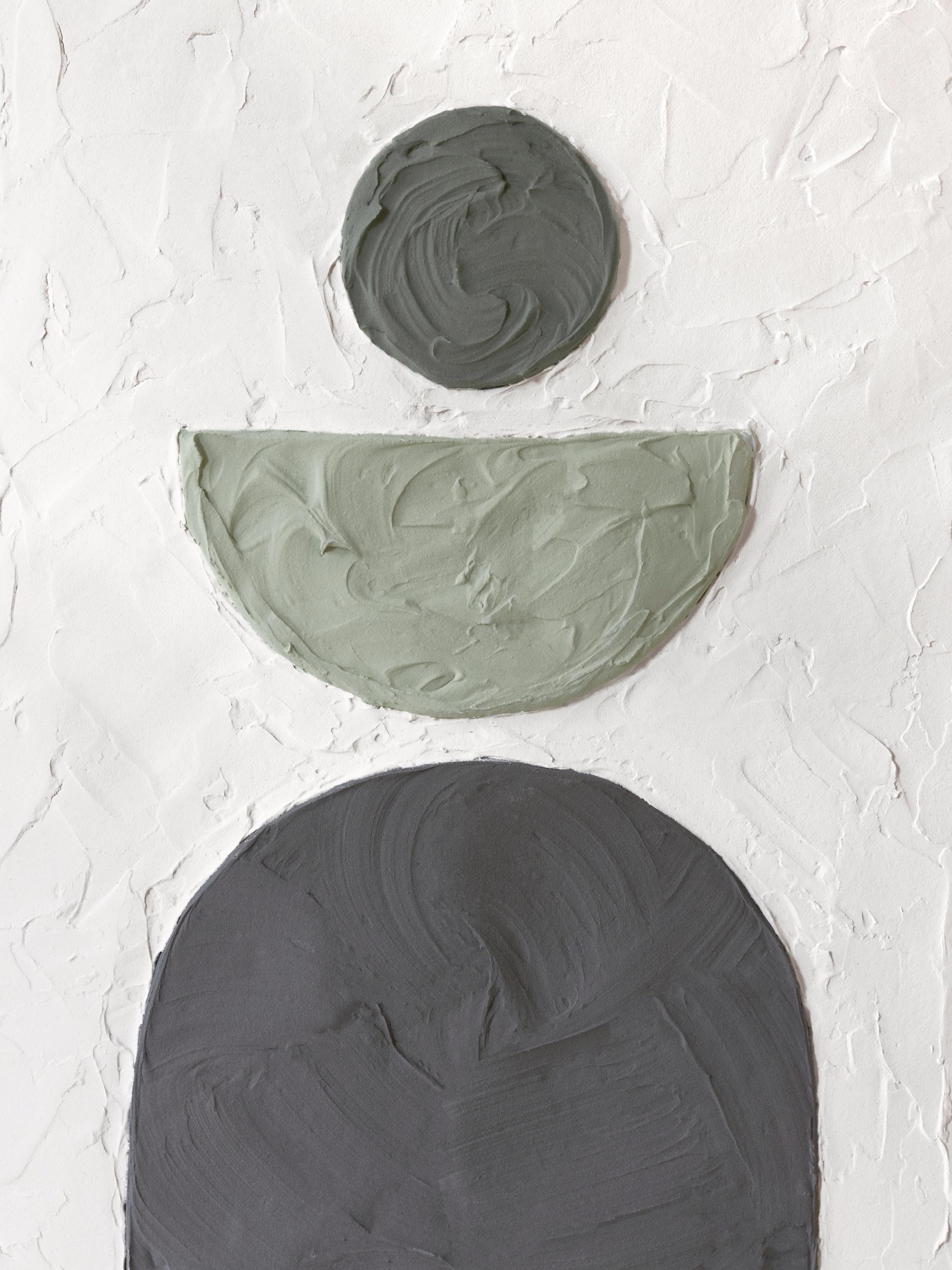 Balance in Green Print