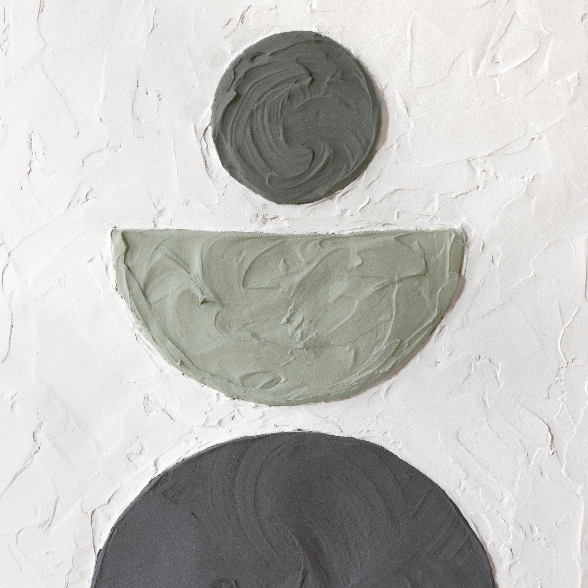 Balance in Green Print