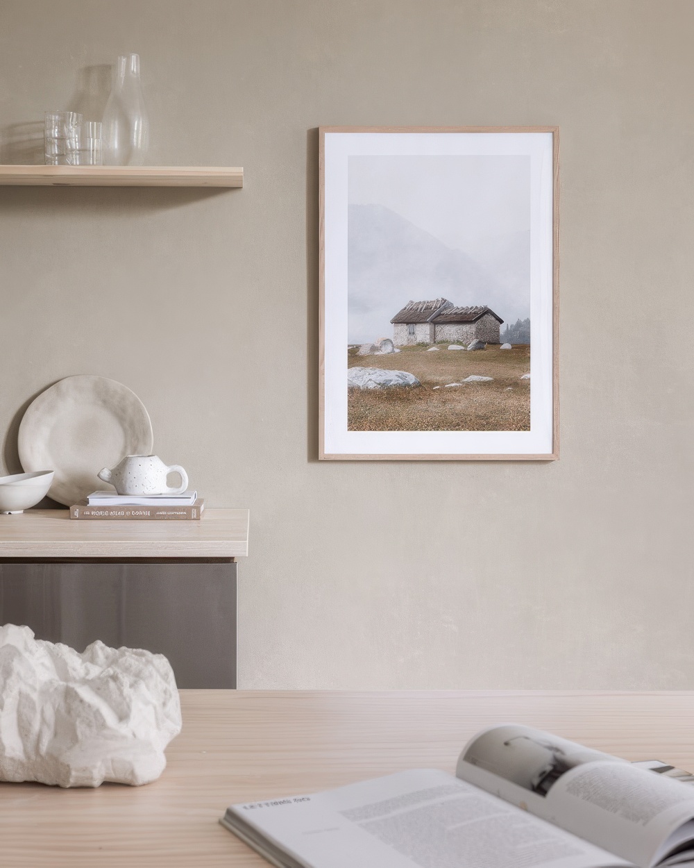 Barren Cottage Print