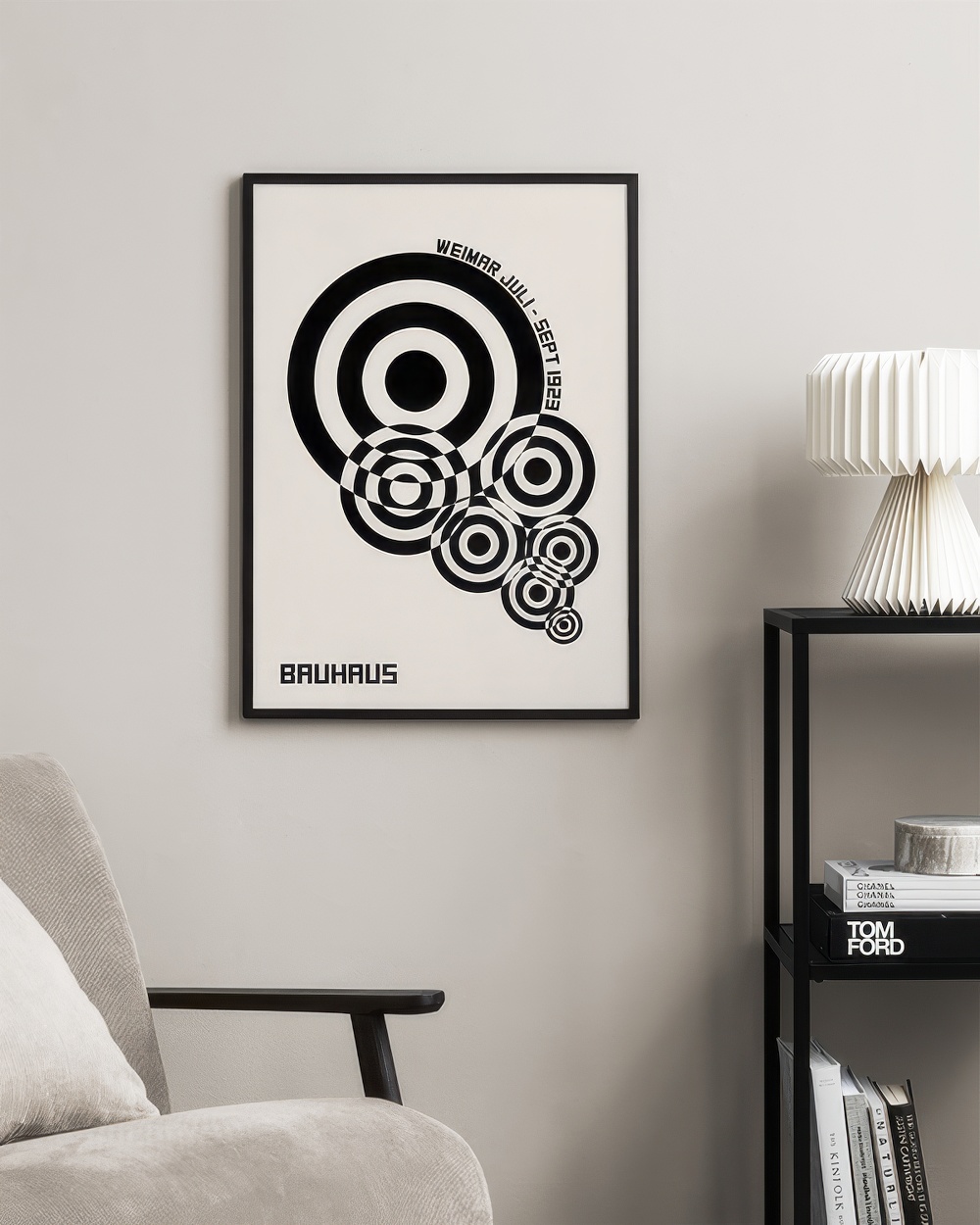 Bauhaus Geometric No1 Print