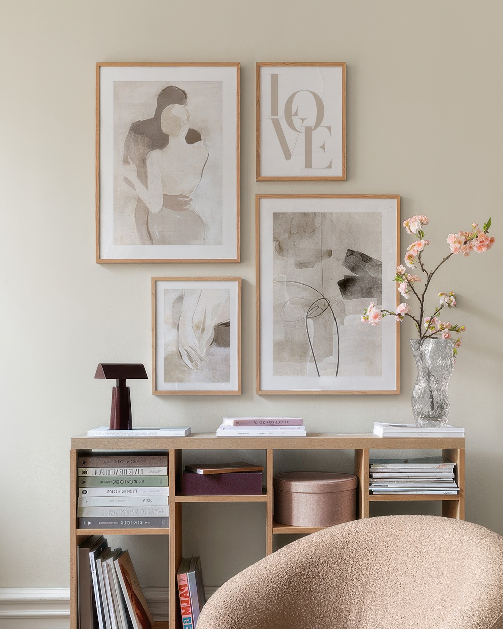 Beige Abstract Poster Pack