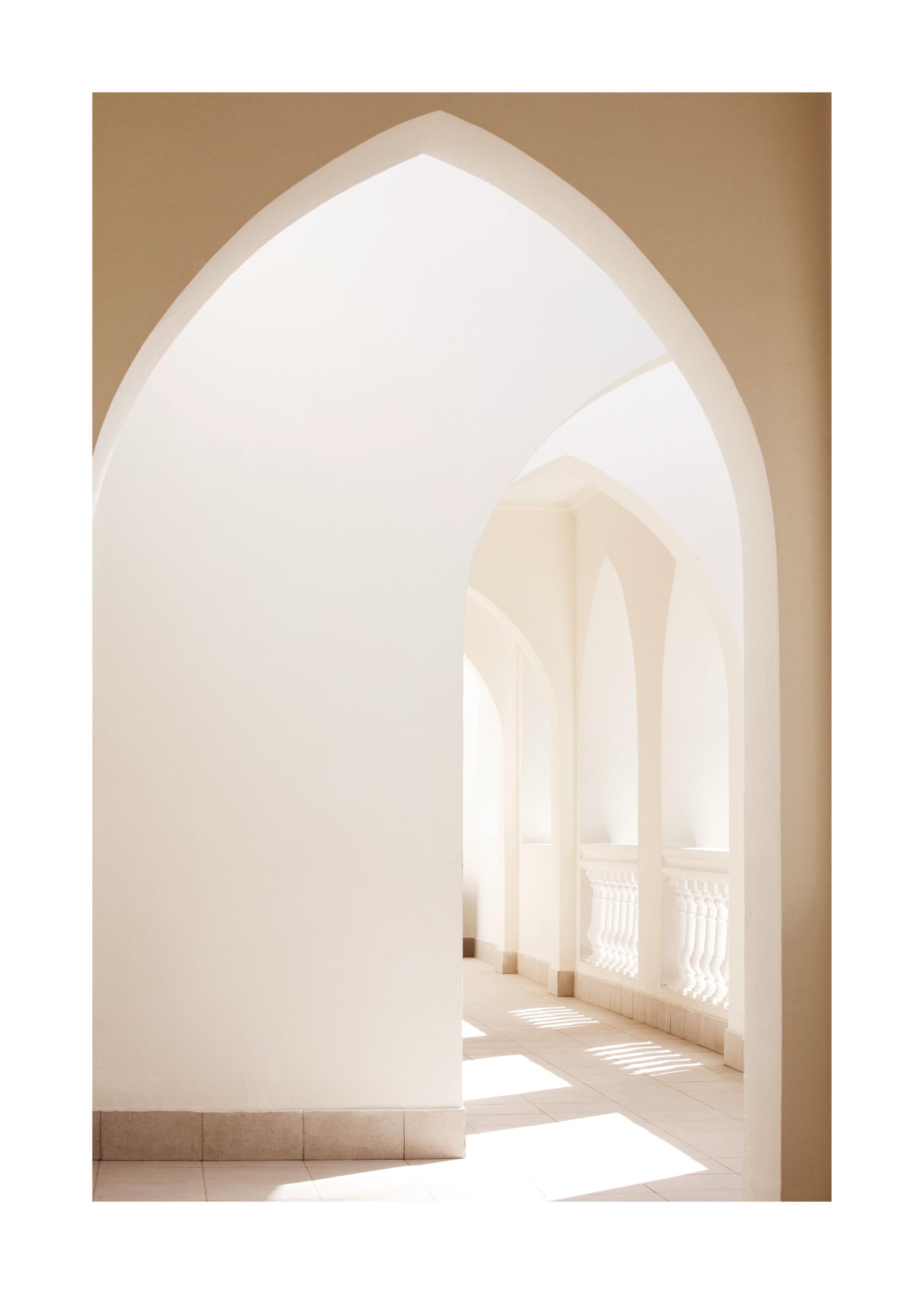 Beige Arches Print