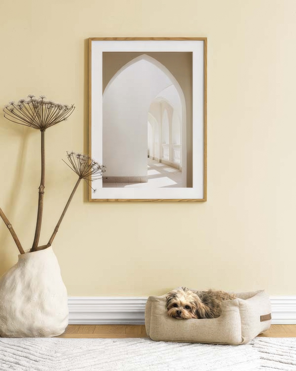 Beige Arches Print