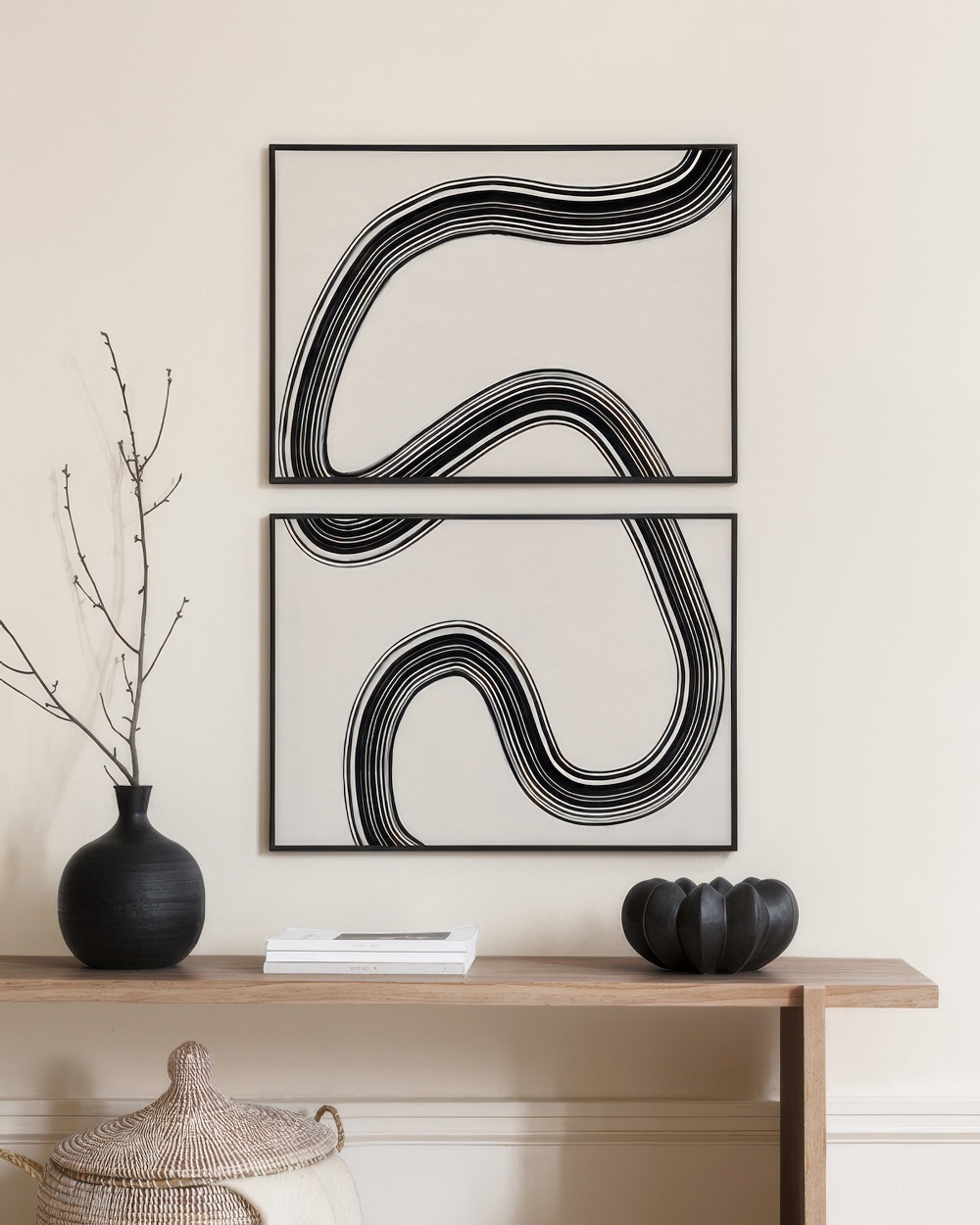 Black Curve Duo Poster pack