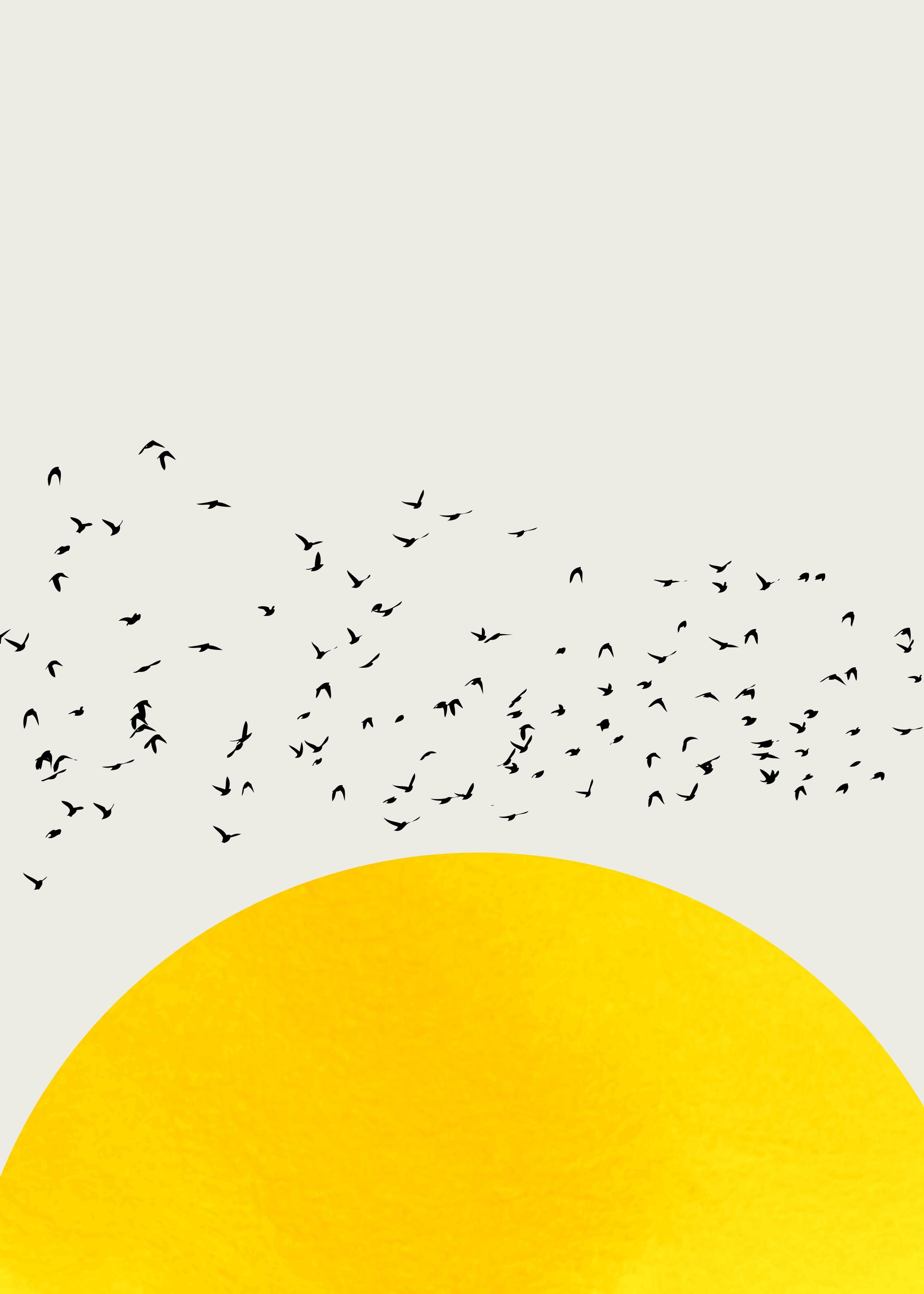 Boris Draschoff / Kubistika - A Thousand Birds Print