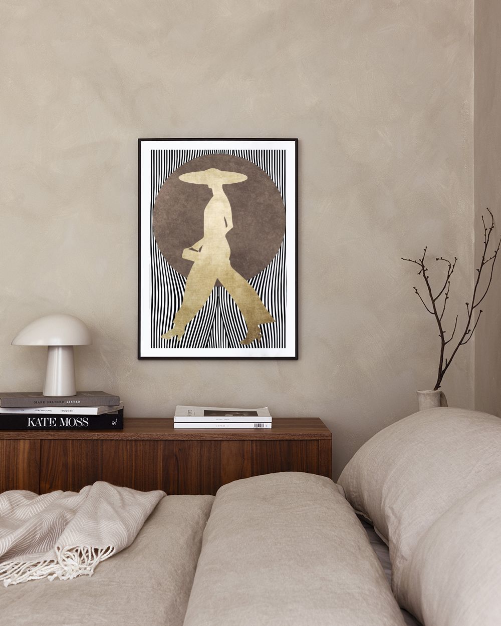 Boris Draschoff / Kubistika - La Madame Noir Print