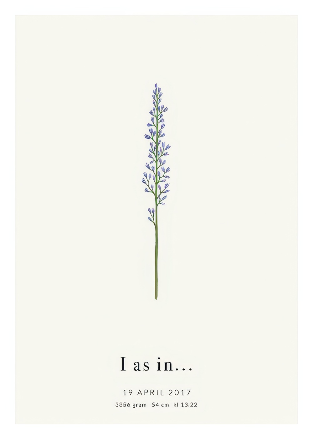 Botanic Letter I Personal