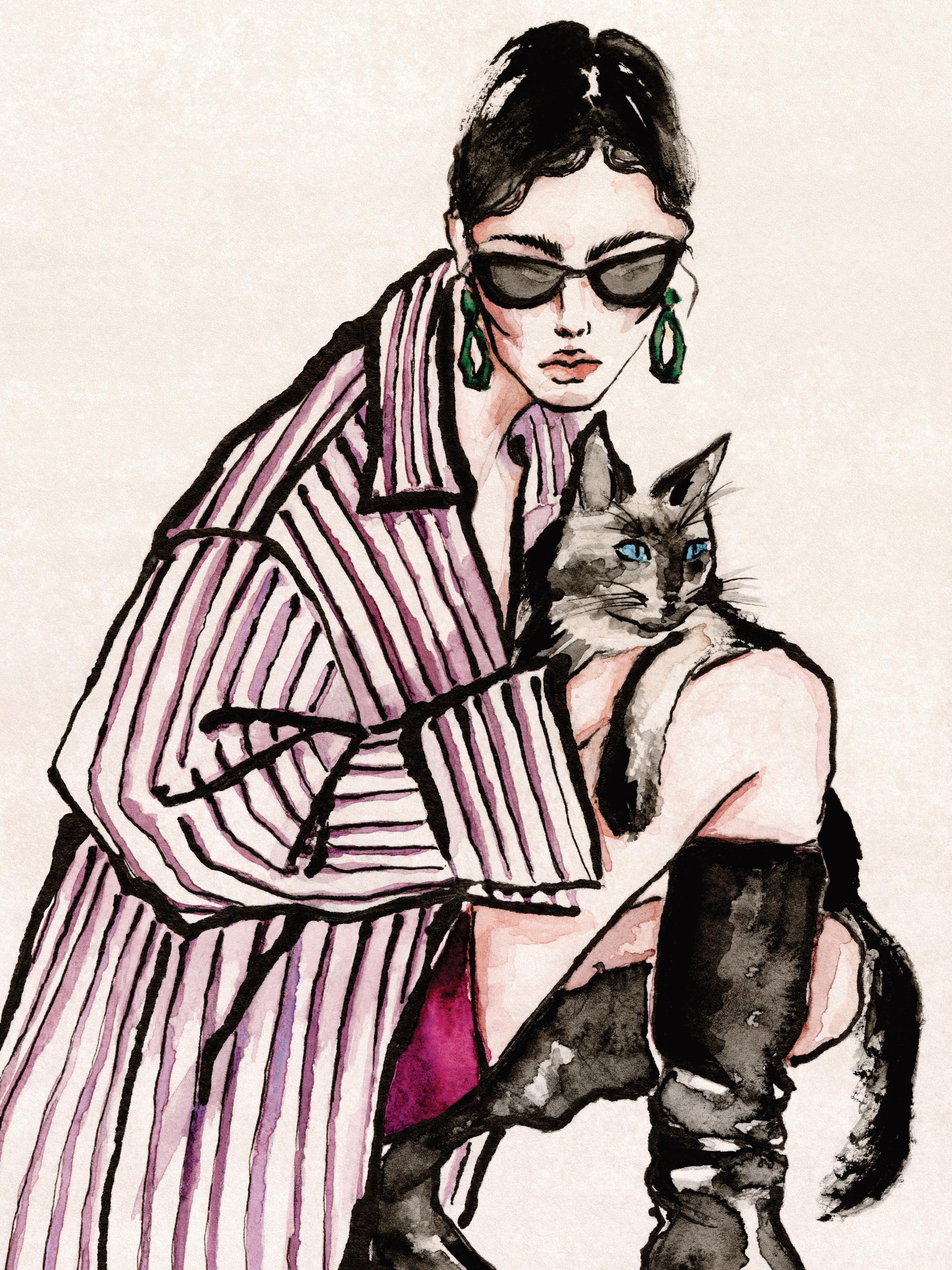 Cat Lady Print